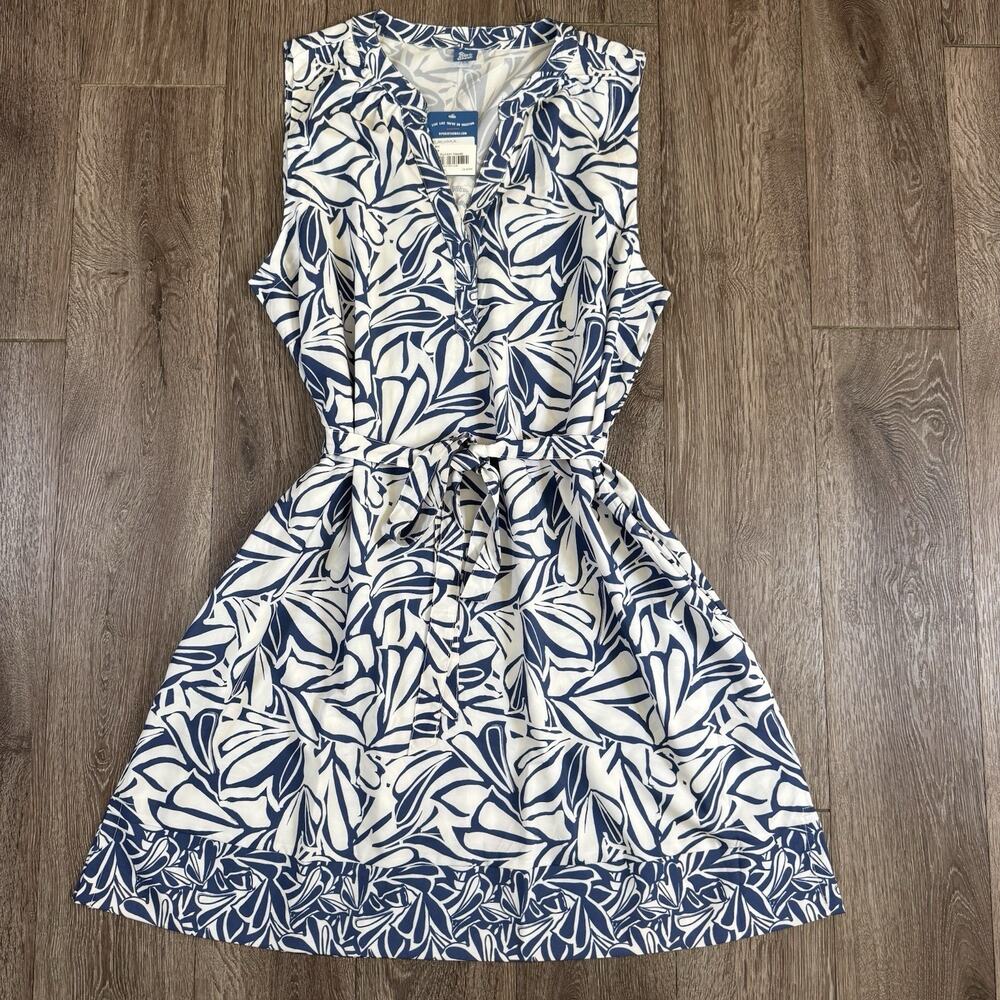 RipSkirt Womens size XL Sundress Belted V-Neck Island Drift Holoholo dress